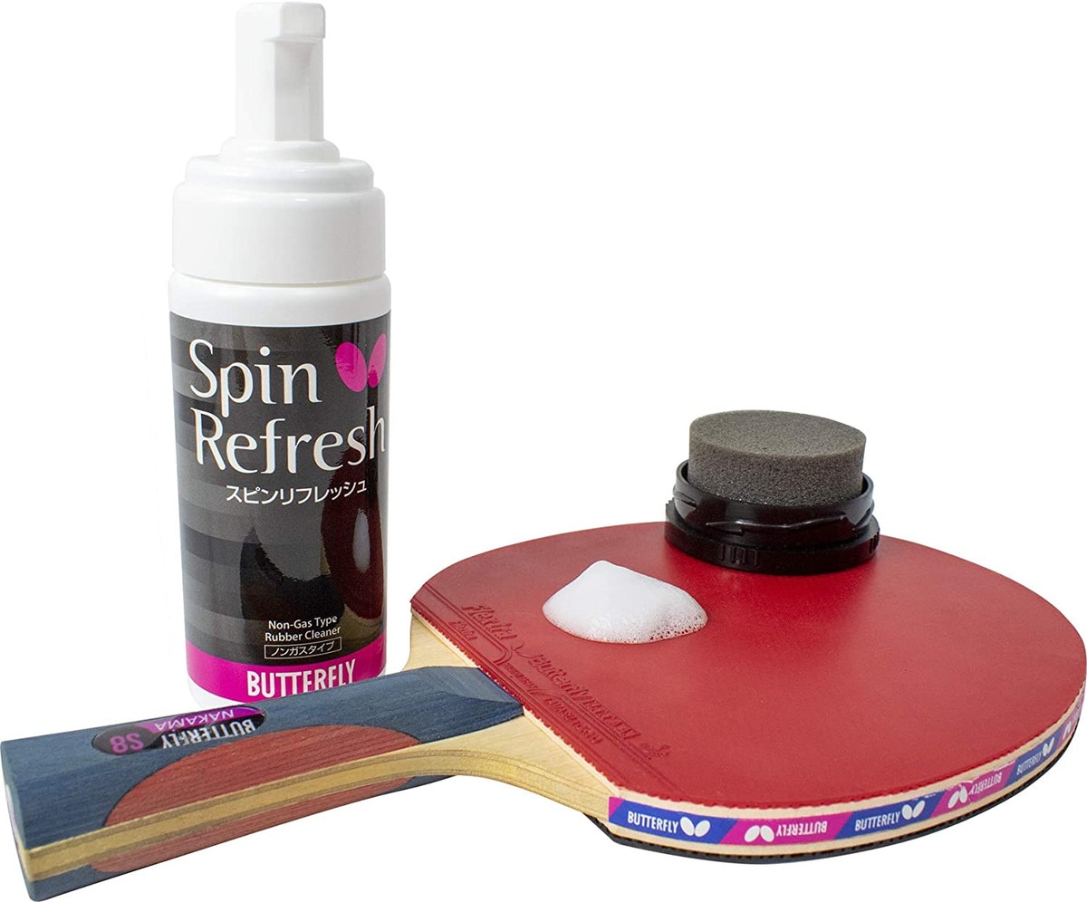 Spin Refresh: Combo of Racket, Sponge, and Spin Refresh Cleaner